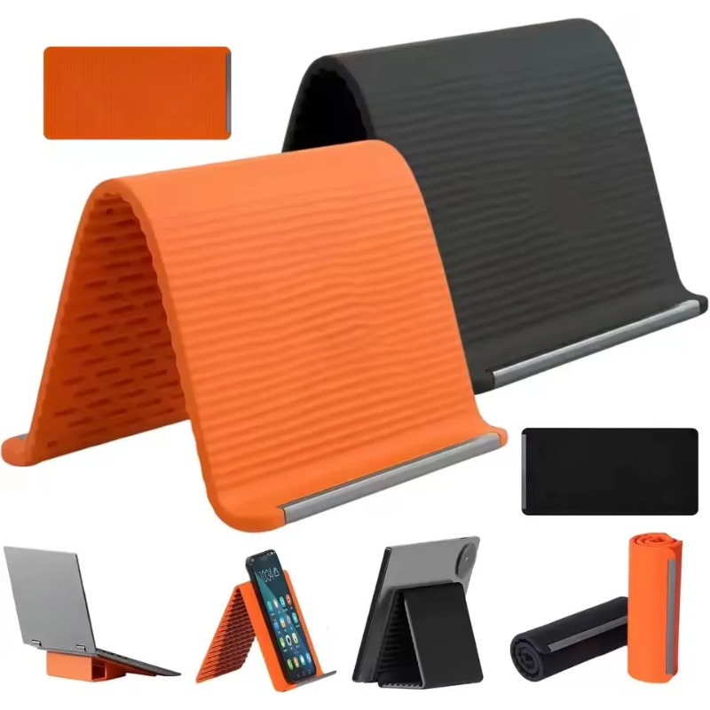Laptop Related Accessories - Flexible Foldable Silicone Phone Holder Portable