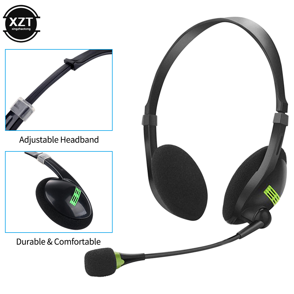 Laptop Accessories Headphones - kebidu 3.5mm Noise Cancelling Wired Headphones