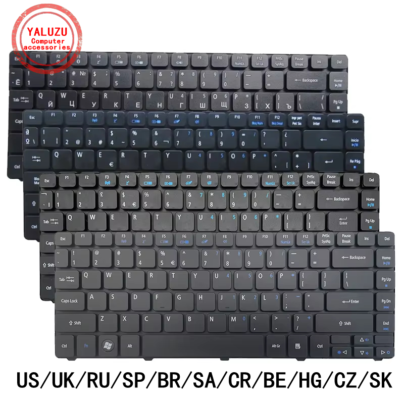 Laptop Accessories Acer - US/UK/RU/SP/BR/SA/CR/BE/HG/CZ/SK Laptop Keyboard For ACER 3410G