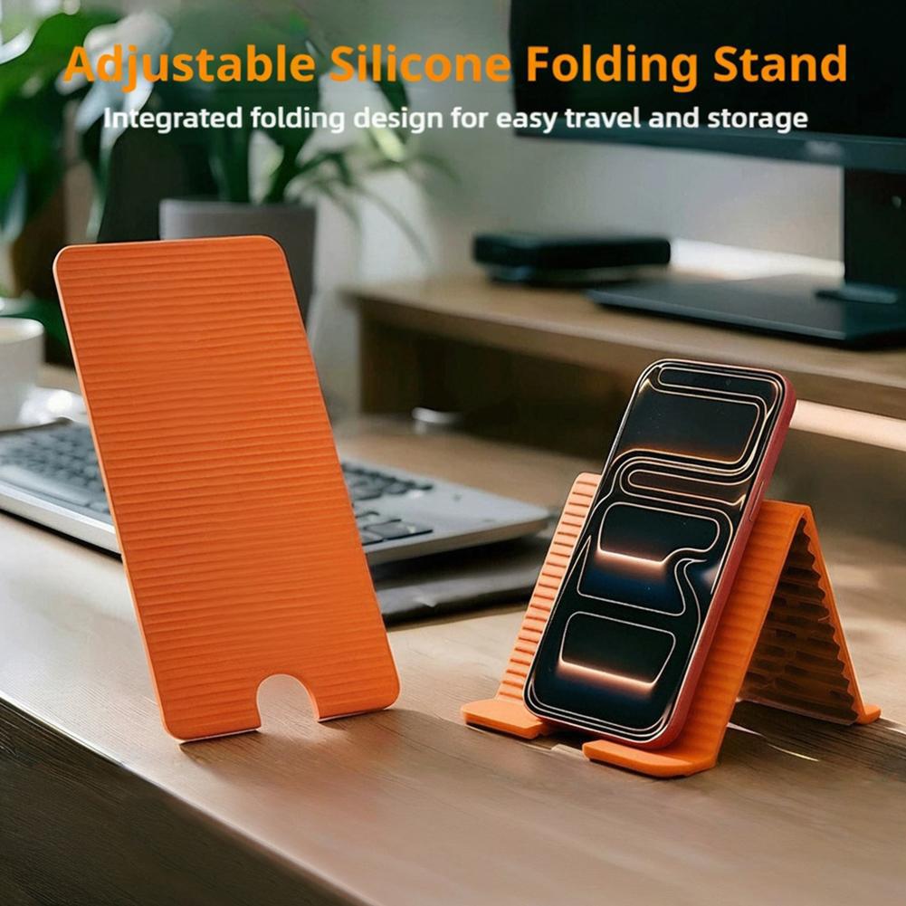 Laptop Related Accessories - Flexible Foldable Silicone Phone Holder For