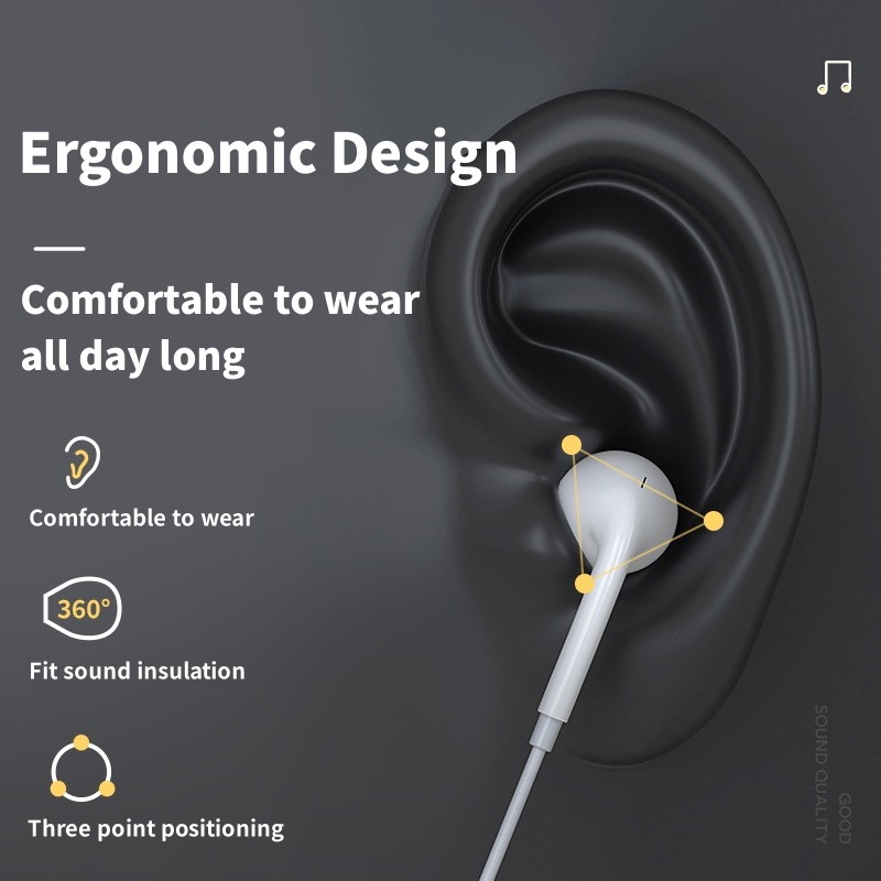 TypeC Wired Headphone For Mobi - Laptop Accessories Headphones review and price