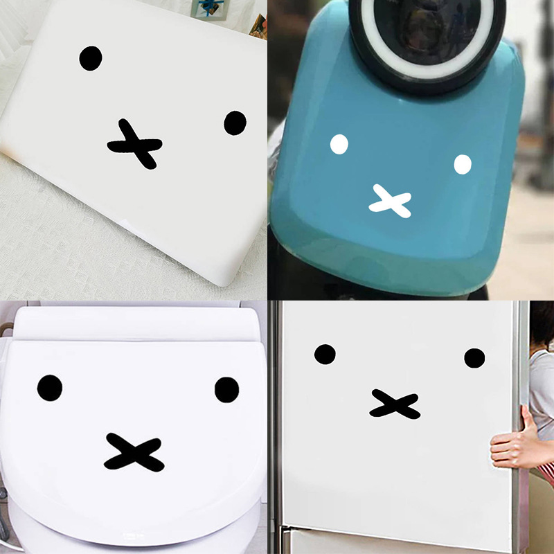Kawaii Miffy Cartoon Emoji Car - Laptop Related Accessories review and price